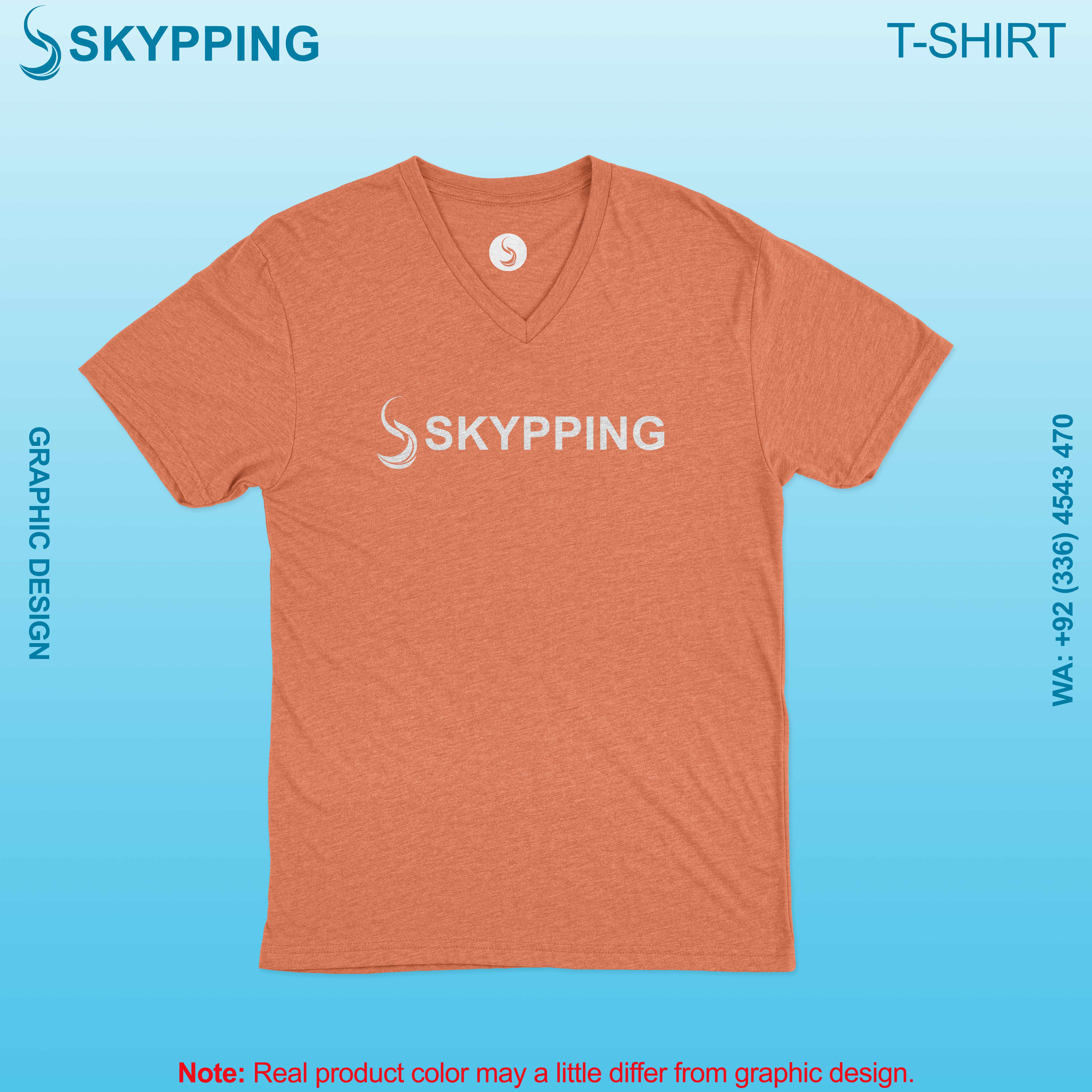 V-Neck Short set-in style sleeve t-shirt for men